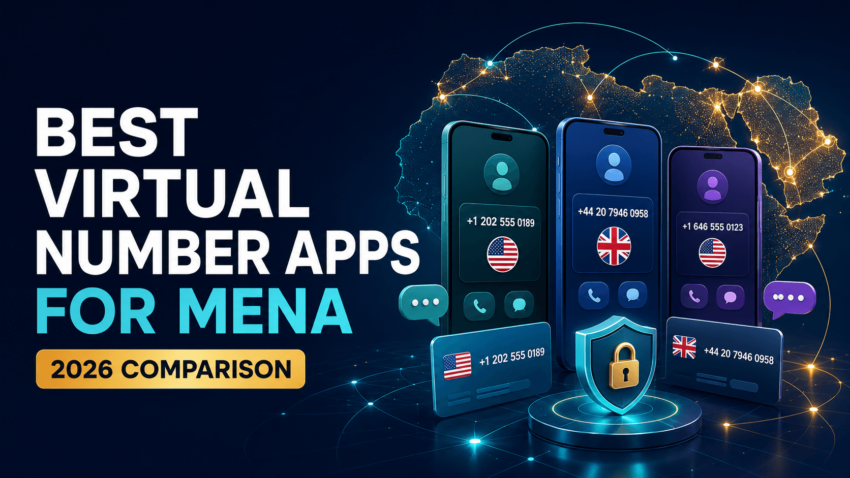 Best virtual number apps for MENA users in 2026